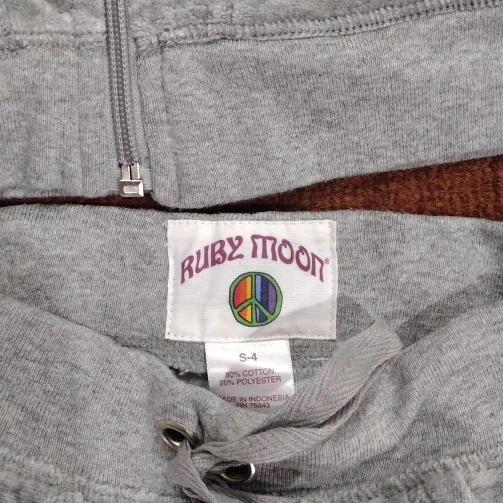 Ruby Moon Grey Girl's kids' 2-piece Matching set, Back to School w/ Pockets, S-4